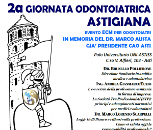 Locandina Asti, Seconda edizione GOA (Giornata Odontoiatrica Astigiana)